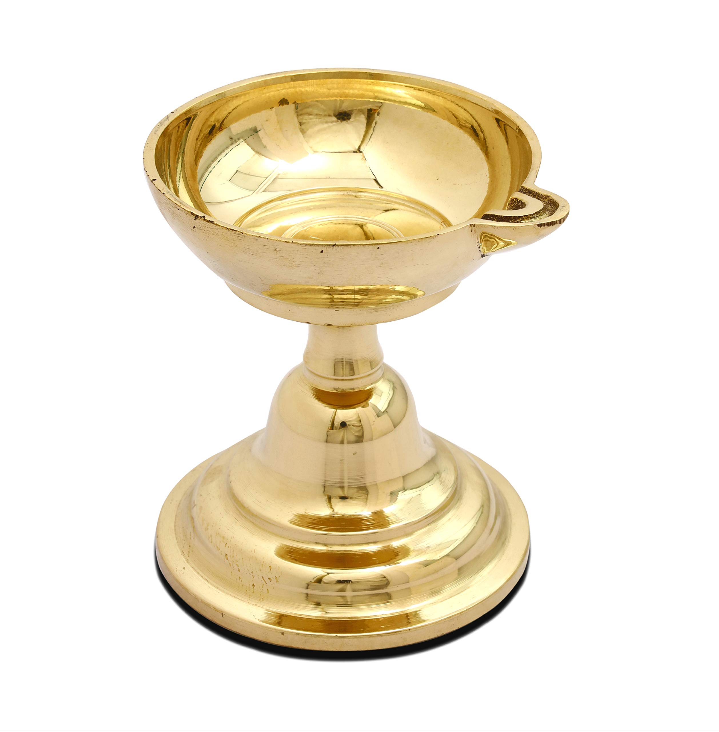 DMI's one Faced Antique Brass Dasara Panti with Stand