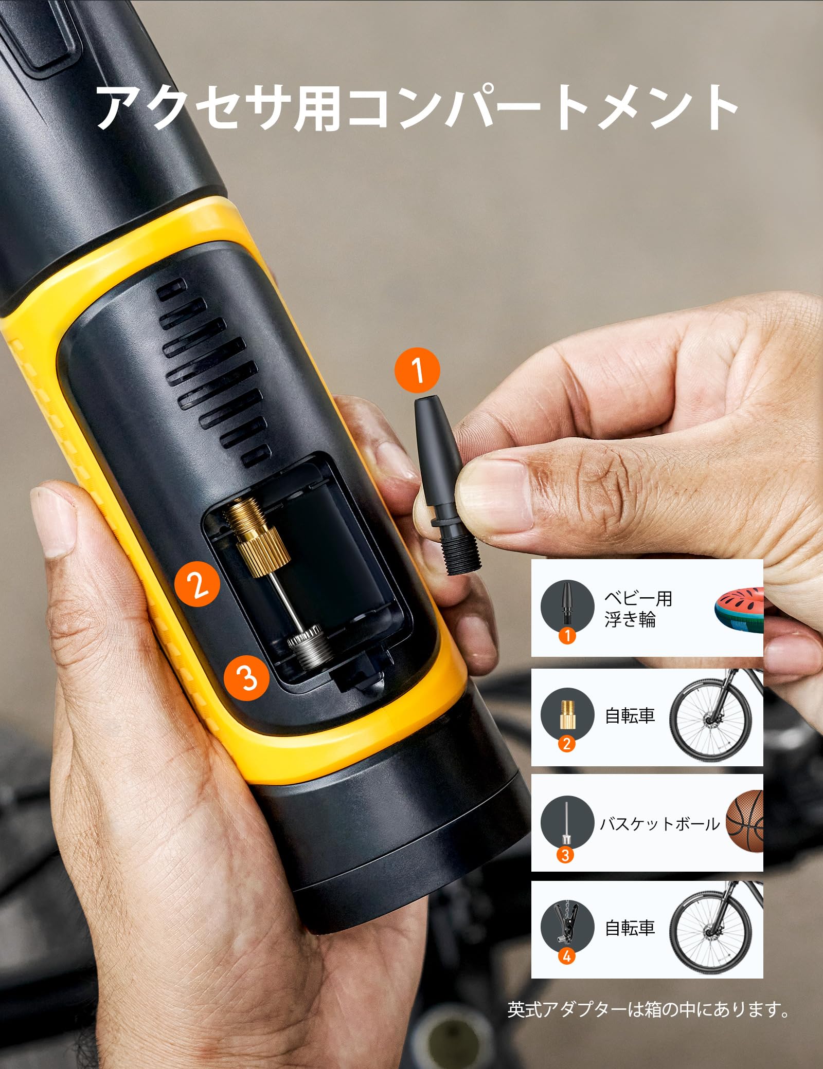 アクセサリー BICYCOVER Easy-to-Use Electric Air Pump Amazon.co.jp: BICYCOVER Battery Operated Electric Air Pump