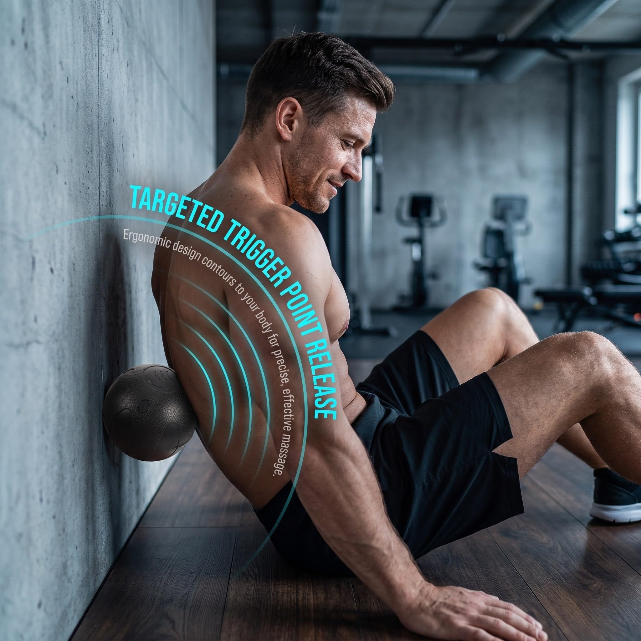 Didiseaon Rodillo de masaje vibratorio para una relajación muscular