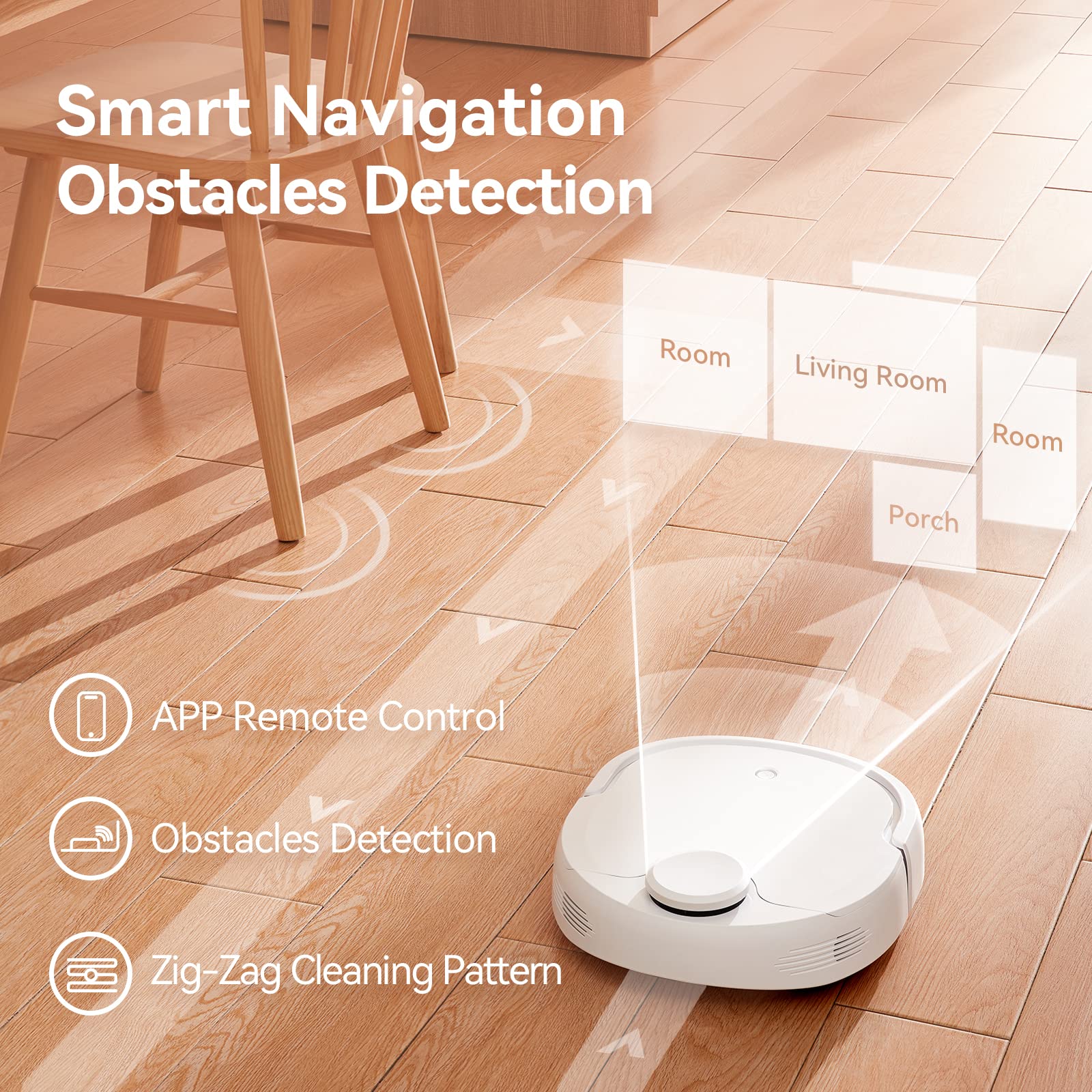 Narwal T10 Robot Vacuum and Mop Combo Hard Floor Cleaner Machine with