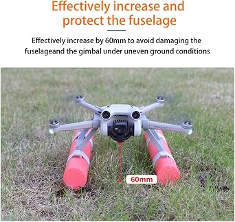 Lito X1 ウォーターフローティングランディングギア フローティング浮力フレーム&トレーニングキット DJI Mini 4 Pro/Mini 3 Pro/MINI 3 / Lito 1 / X1 安全な水上着陸と強化された安定性ドローンアクセサリー