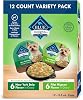 Blue Buffalo Delights Natural Adult Small Breed Wet Dog Food, Variety Pack, Made with Natural Ingredients, Filet Mignon & New York Strip Recipe in Hearty Gravy, 3.5-oz. Cups 12 Count, 6 of Each