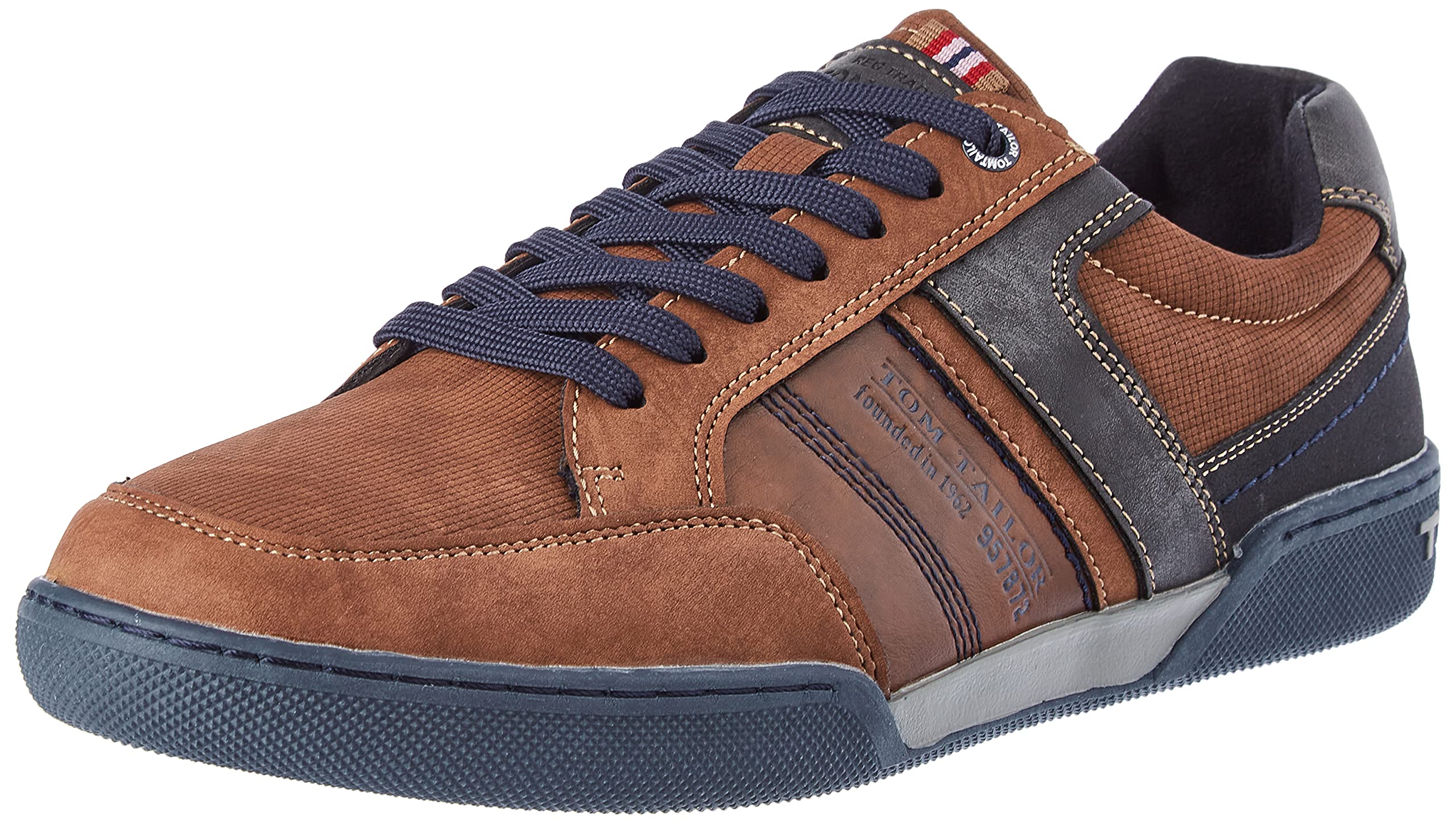 TOM TAILOR Men's 2180701 Trainers. Size: 9.5 UK Cognac