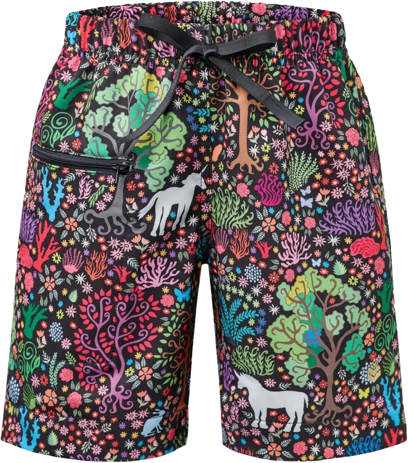 SHREDLY Littles Short for Kids | Recycled 4-Way Stretch Fabric, Adjustable Waistband, & Zippered Pocket for Active Adventures