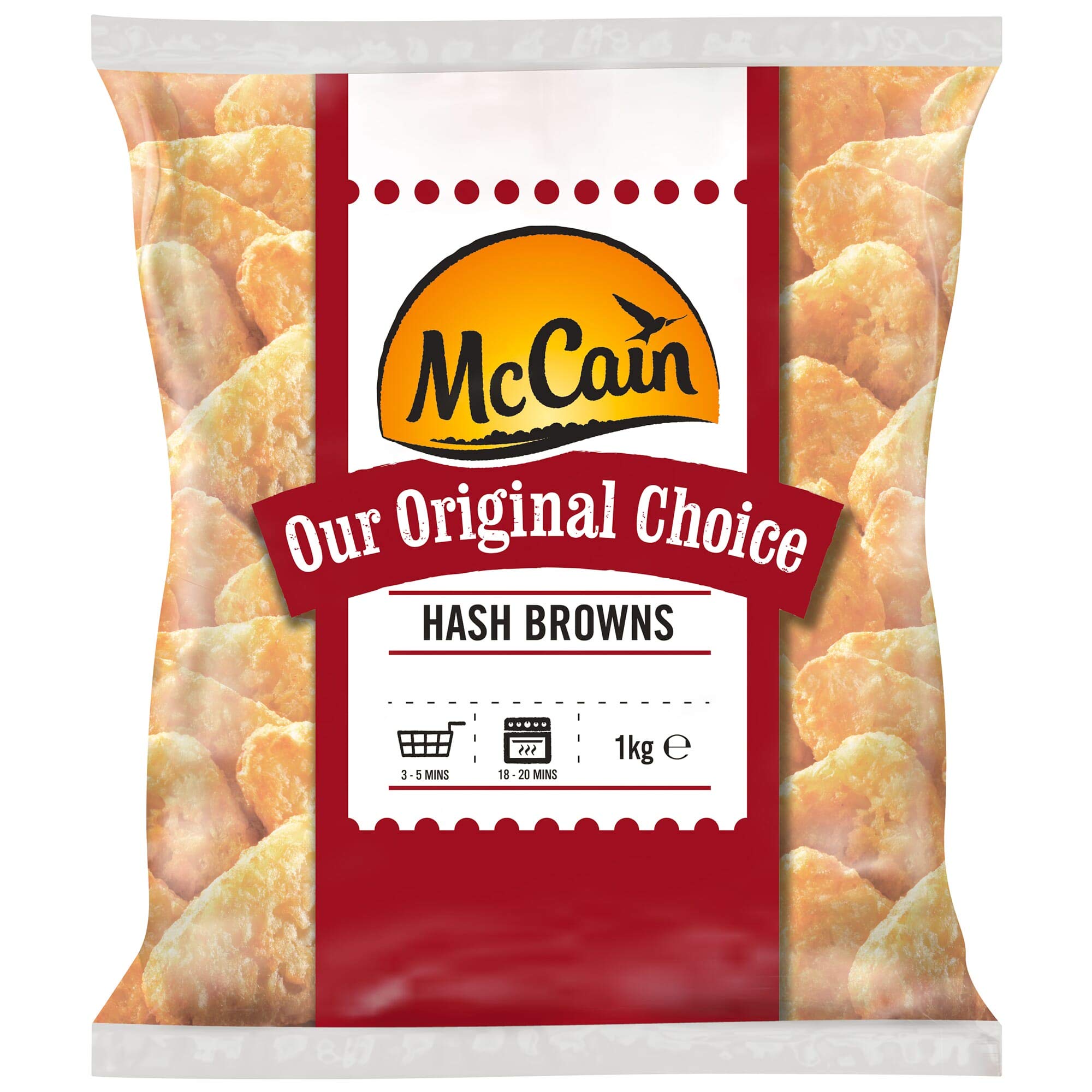 McCain Frozen Original Choice Hash Browns - 8x1kg