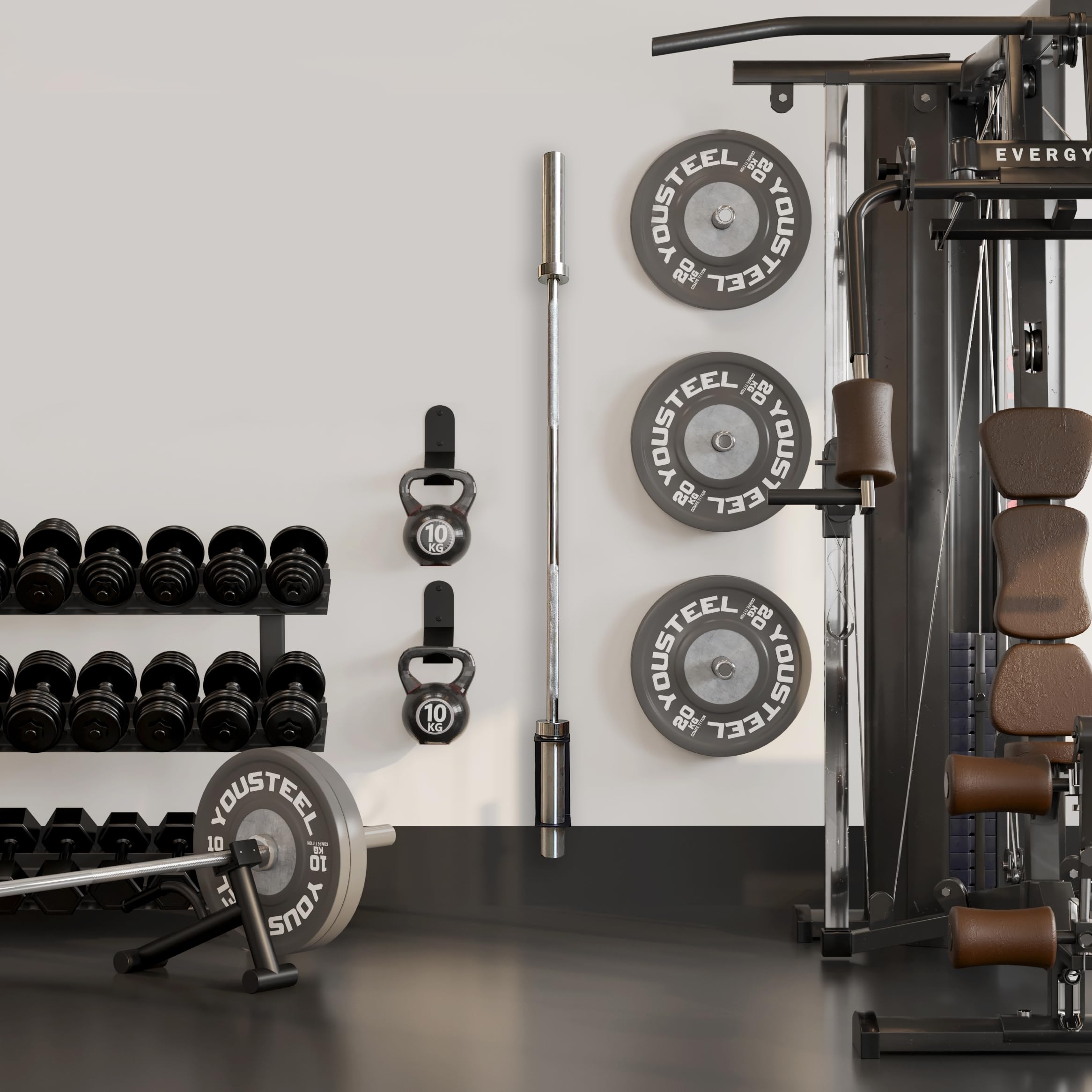 équipement Rangement Salle De Sport 1 PcsSupport Halteres, Support