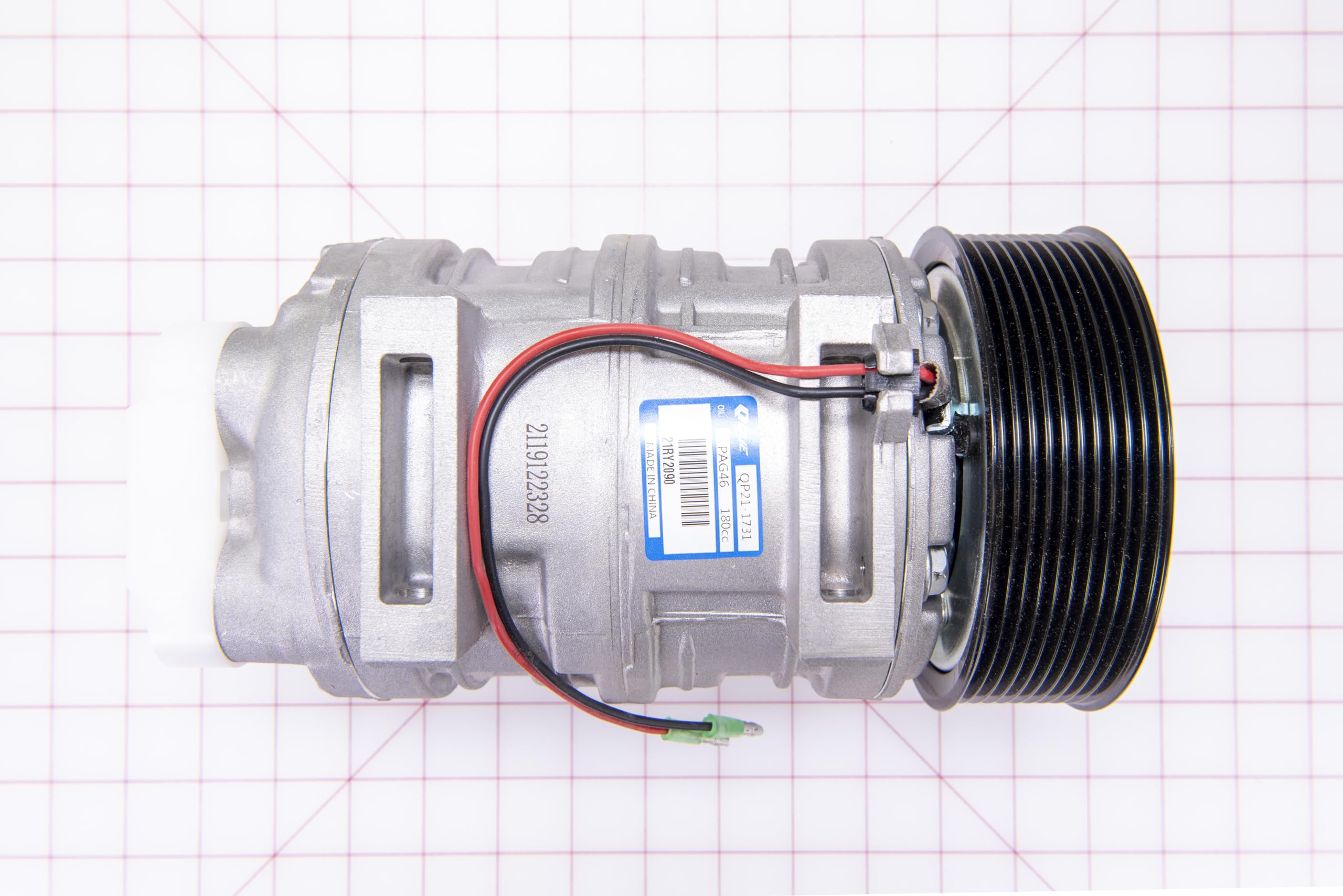 Amazon.com: Trans/Air QP21 10GV A/C Compressor – 12V, Direct Mount