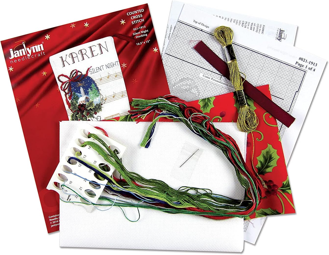 Janlynn Counted Cross Stitch Kit, Multi-Colour