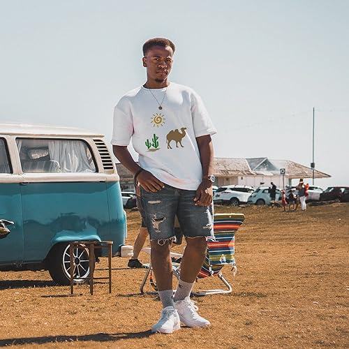 Miniatura 5 de FINGERINSPIRE Plantilla de animales del desierto de 11.8 x 11.8 pulgadas, plantillas de dibujo de cactus, serpiente, lagarto, cactus, plantillas de