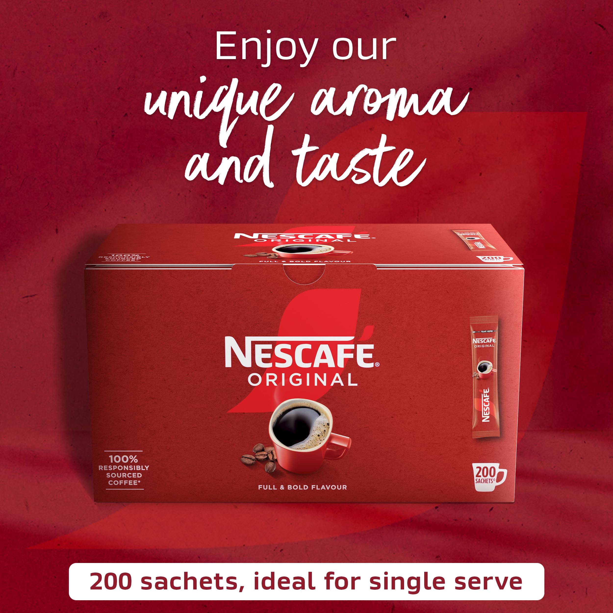 NESCAFÉ Oryginalne opakowania do kawy rozpuszczalnej, opakowanie 200 sztuk