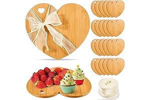 Layhit Mini Charcuterie Boards Bulk Heart Shaped for Elegant Presentation