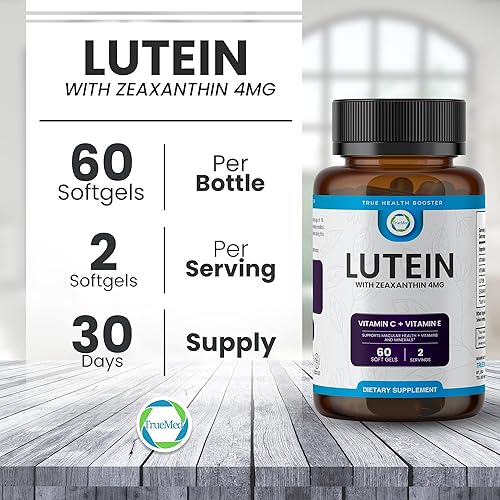 Miniatura 5 de Luteína Vitamina C + Vitamina E  20 mg de luteína con 4 mg de zeaxantina  Apoyo a la salud ocular  Luz azul y protección UV  Apoya la función