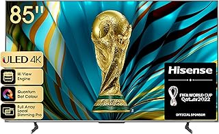 Hisense 85U78H - 85'' Smart 4K ULED 120 Hz Dolby Vision HDR10+ Google TV with Quantum Dot Technology (Canada Model) (202...