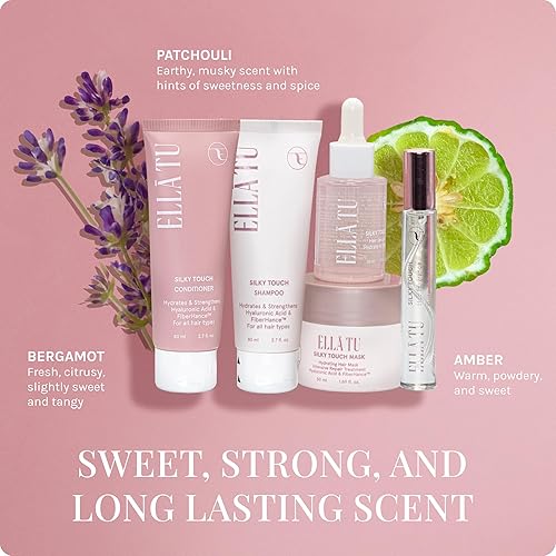 Miniatura 9 de Elltu Goddess Hair Kit - Rutina completa para cabello seco, dañado, teñido y tratado químicamente, incluye champú, acondicionador, máscara, suero y