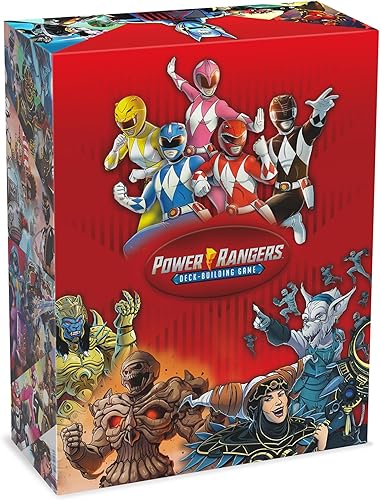 Renegade Games Studios Power Rangers - Caja de almacenamiento para construcción de mazos, incluye expansión individual, accesorio de juego,