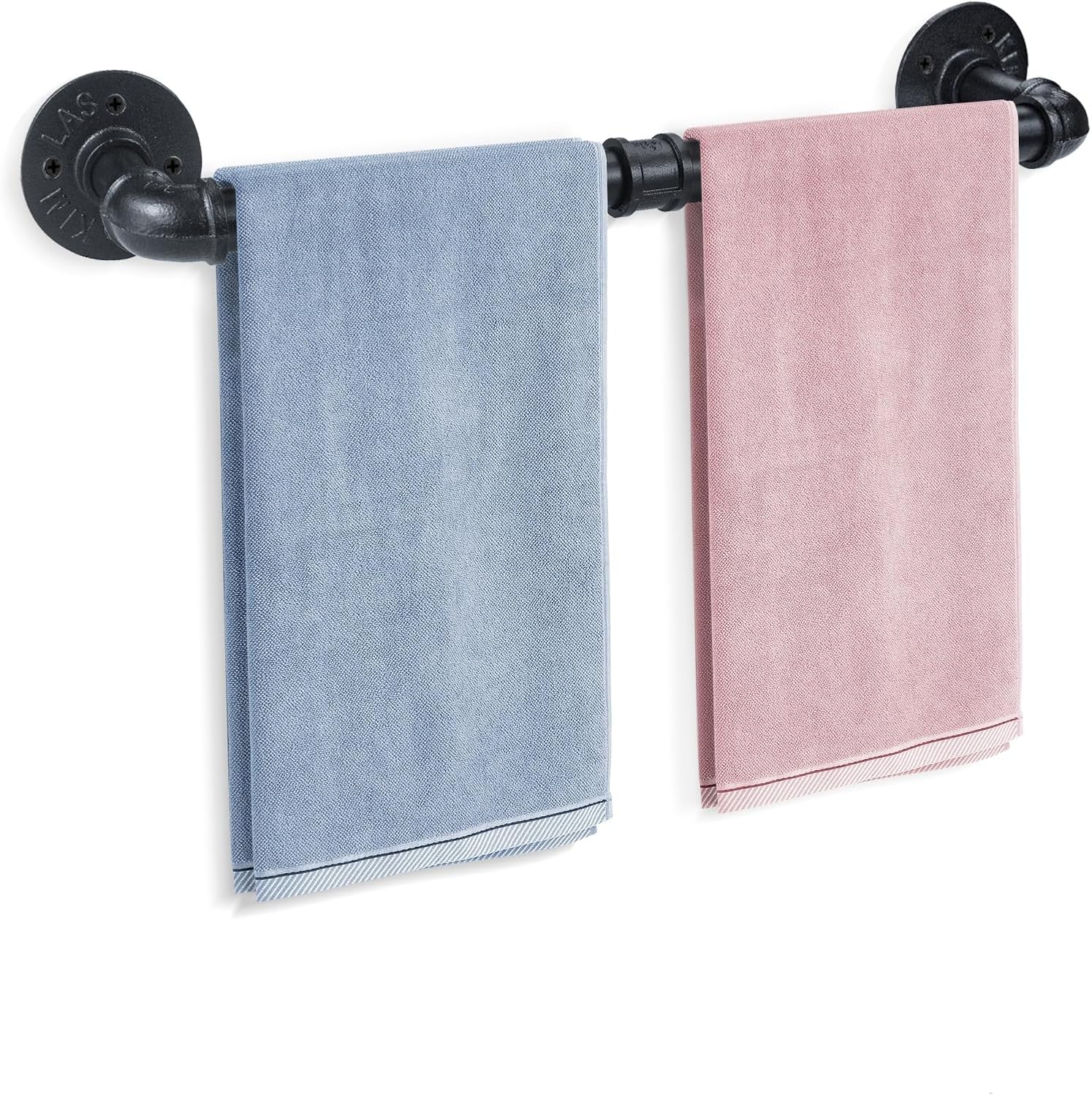 Amazon.com: 18 Inch Industrial Pipe Towel Bar Towel Rack, Heavy Duty ...
