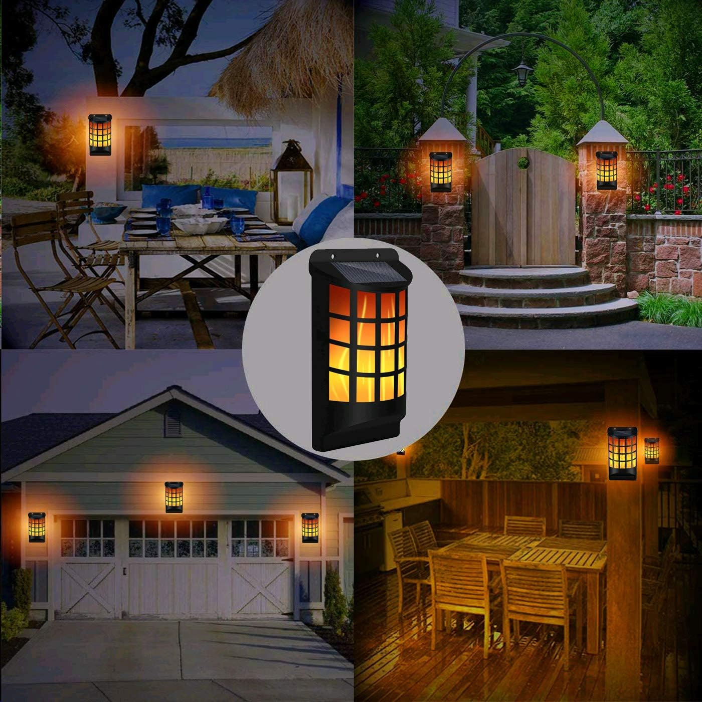 Black Friday Sale 2022 Solar Flame Light 4 PCs Solar Flame Lights Set Upgraded Waterproof Landscape Garden Pathway Light with Dancing Flickering Flames Auto On/Off Dusk to Dawn Wall Lights for Garden Yard Decoration Black Friday - 40% OFF Solar Flame Light 4 PCs Solar Flame Lights Set Upgraded Waterproof Landscape Garden Pathway Light with Dancing Flickering Flames Auto On/Off Dusk to Dawn Wall Lights for Garden Yard Decoration