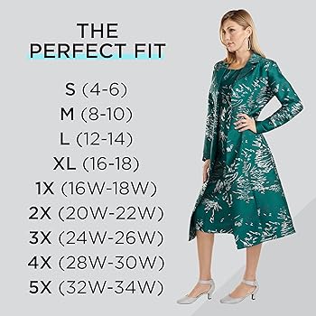 Masseys Women's Metallic Jacquard Dress and Jacket Set, 6, Deep