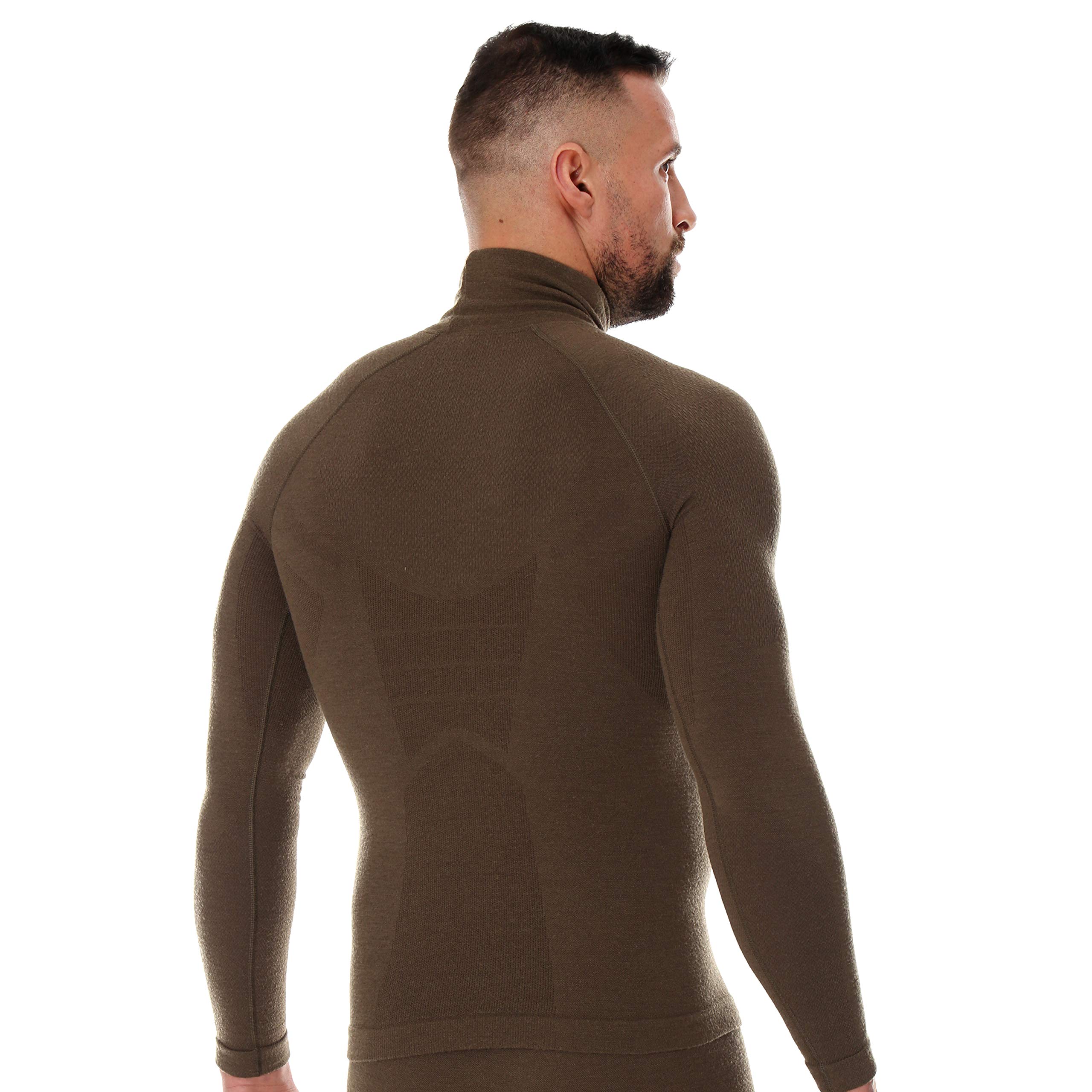 BRUBECK Herren Funktionshose oder Funktionsshirt | Langarmshirt | Kurzarmshirt | Base Layer | Funktionswäsche | Funktionsunterwäsche | Bekleidung | Trekkingshirt | Ranger