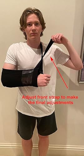 Miniatura 3 de Therapist's Choice® Cabestrillo de brazo de lujo con lazo para el pulgar, tamaño universal