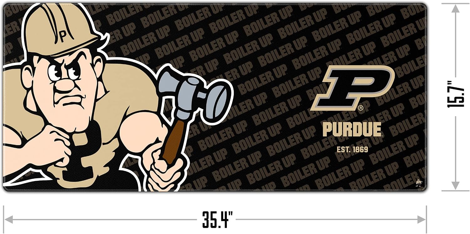 YouTheFan NCAA Purdue Boilermakers Logo Series Desk Pad