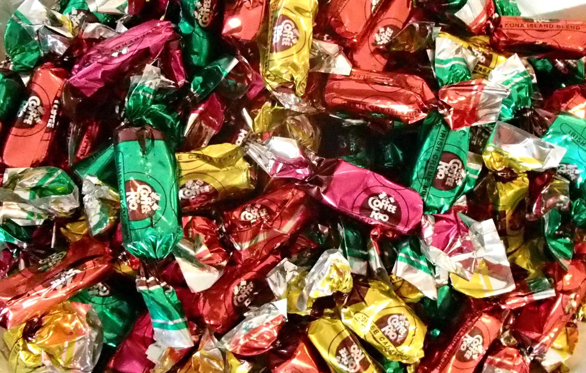 Amazon.com : Coffee Rio Assorted Flavors Coffee Caramels 1 Pound (16 OZ ...