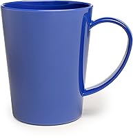 Vista 17 de Carlisle FoodService Products Taza de café de plástico con asa grande para bufés, hogar y restaurante, Tritan, 12 onzas, color negro