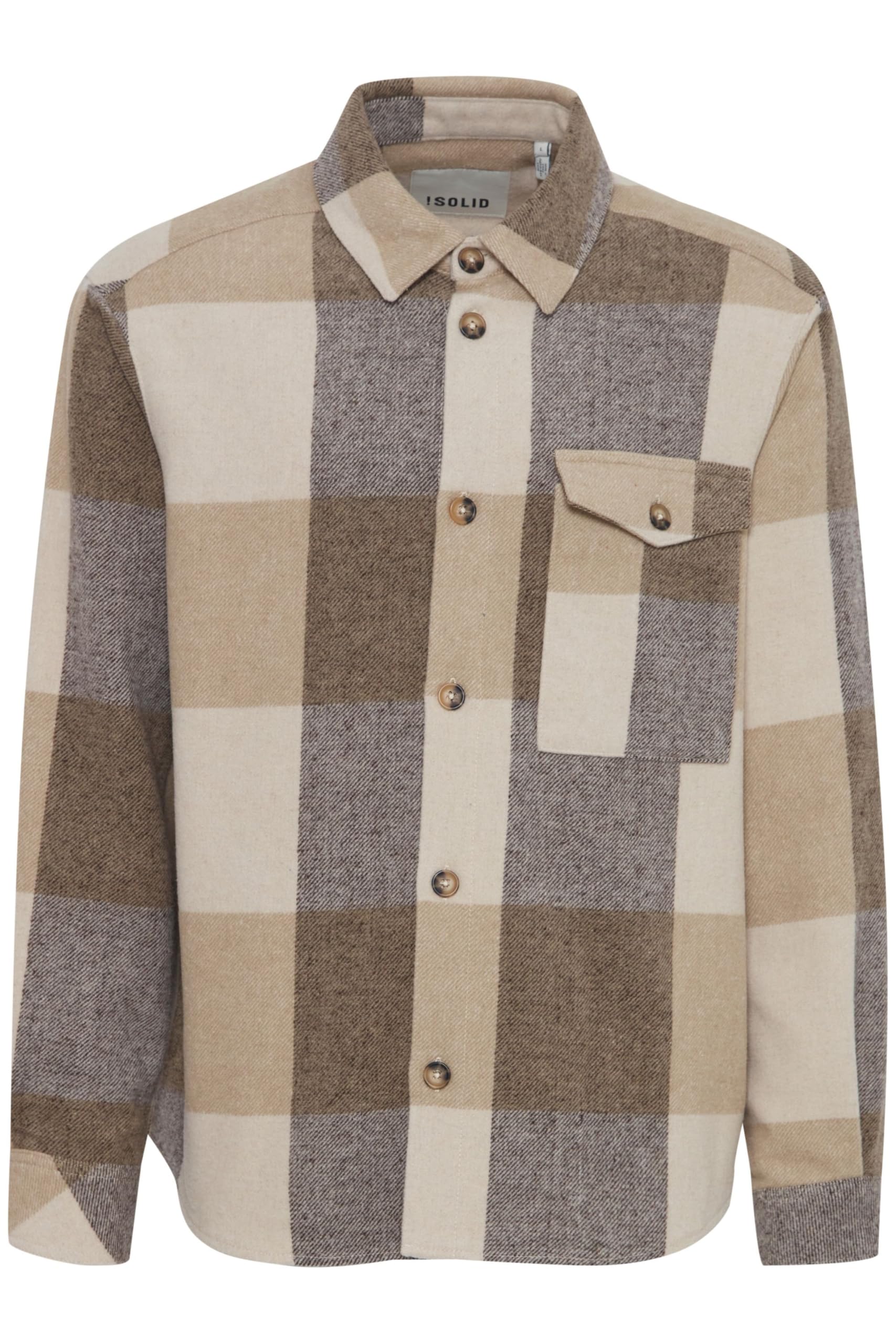 !Solid SDMANHEIM Herren Übergangsjacke Herrenjacke Jacke Hemdjacke Knopfleiste oversize relaxed fit