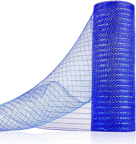 Anivia Cinta de malla decorativa, 10 pulgadas x 30 pies cada rollo de cinta de malla metálica para coronas, guirnaldas de flores y decoración de
