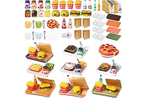 Barbie Mini Food: 50-Piece Dollhouse Delight