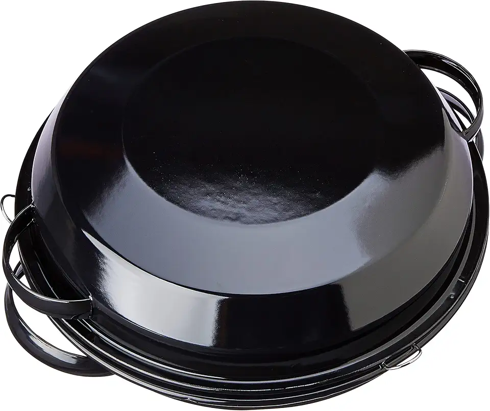 Churrasqueira Para Fogão 28 Esmaltada - Preta