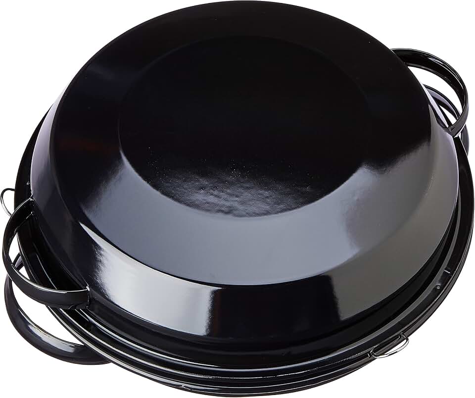 Churrasqueira Para Fogão 28 Esmaltada - Preta