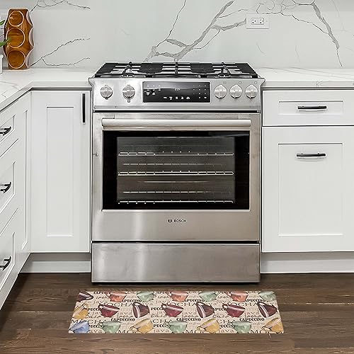 Miniatura 7 de Chef Gear - Tapete de cocina antifatiga, diseño novedoso, acolchado cómodo tapete de chef para alivio de pie y soporte, antideslizante, medidas 17.5