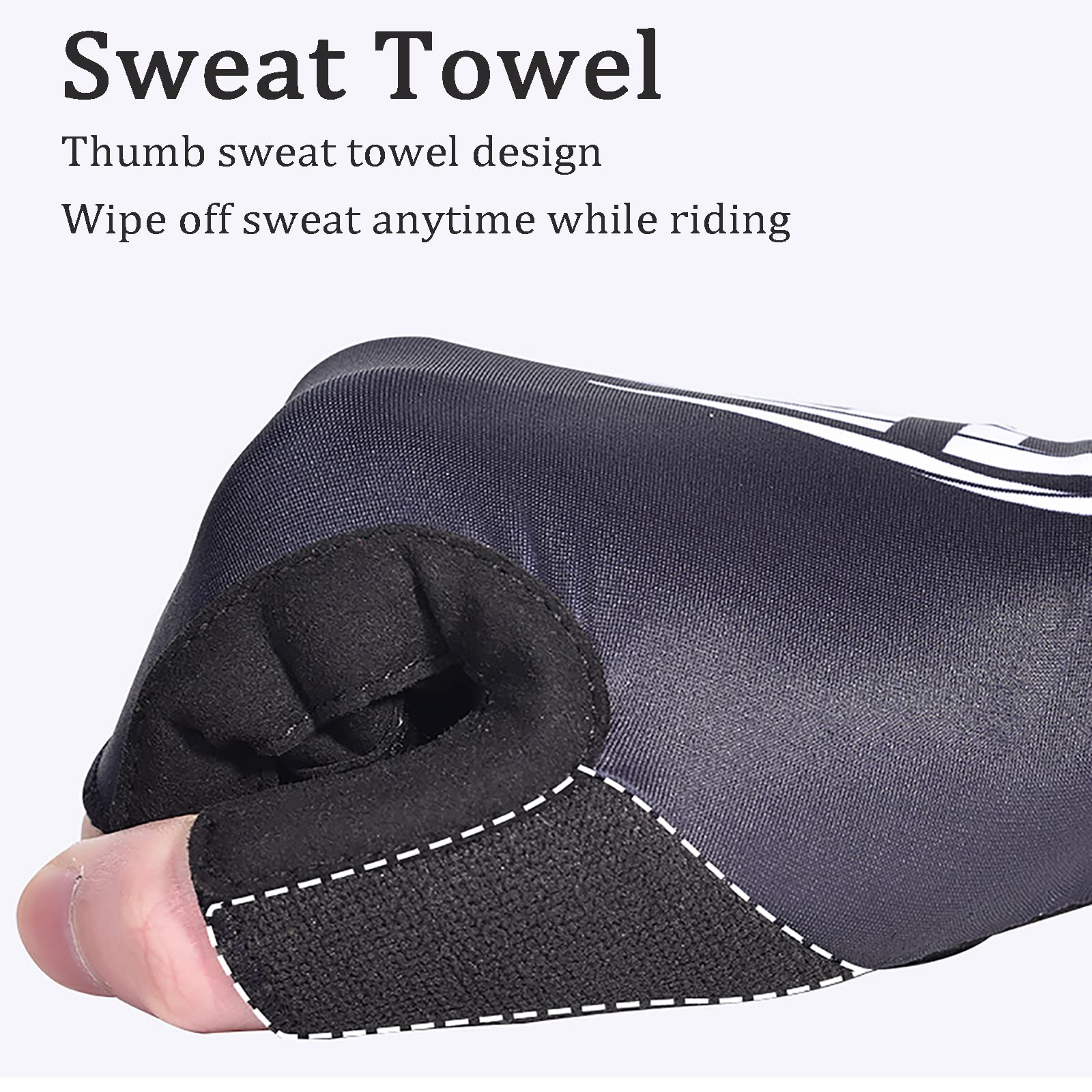 Generic Guanti MTB,Guanti da Ciclismo, Mezze Dita Guanti Estivi Uomo Donna Traspirante Guanti Sportivi per Bicicletta Fitness Mountain Scooter Corsa Trekking Campeggio