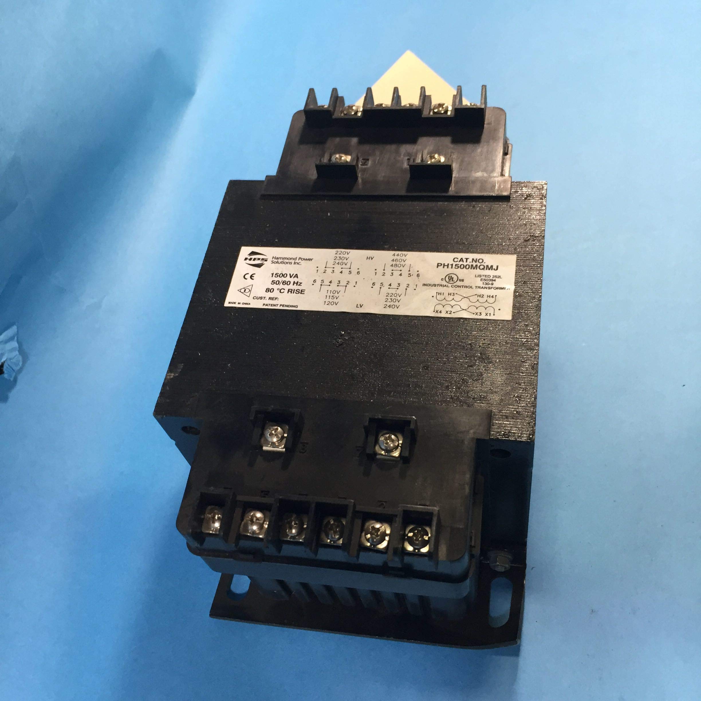 Dayton Control Transformer, Input Voltage: 240VAC, 480VAC, Output Voltage: 120VAC