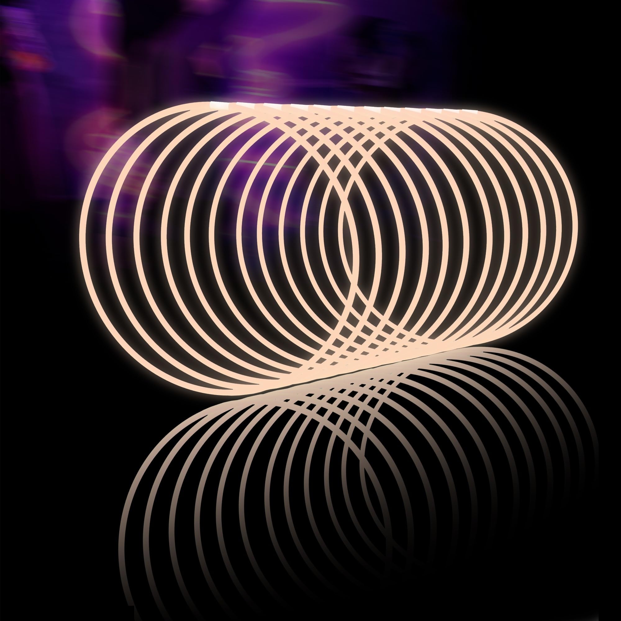 Glow Sticks Bulk 100ct 22inches Glow Necklaces (22") Connectors - Packed in Tube Extra Bubble Wrap (Peach)