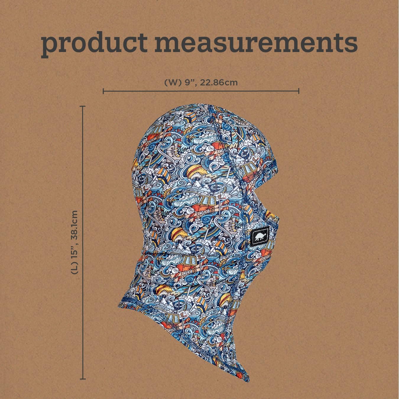 Turtle Fur Kids Comfort Shell UV MaxClava Lightweight Balaclava, Ages 3-6 - Image 4