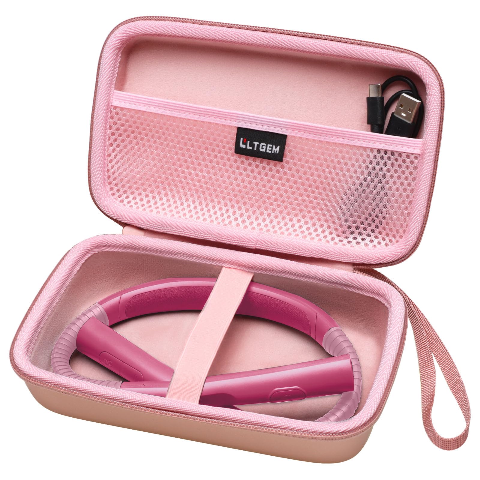 LTGEM Neck Light Case Compatible with Glocusent/Gritin/EastPin/Vekkia/Enclize/NIVAVA/LUXJET Neck Reading Light Cases, Book Light for Reading in Bed