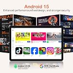 2026 Latest 11 Inch Tablet Android 15 Tablets with Octa Core Processor 16GB RAM 128GB ROM 1TB Expand Tablet with 7000mAh Battery, 21MP Camera, FHD Screen, GPS, 5G WiFi+2.4G WiFi, Deal Speaker, BT 5.0