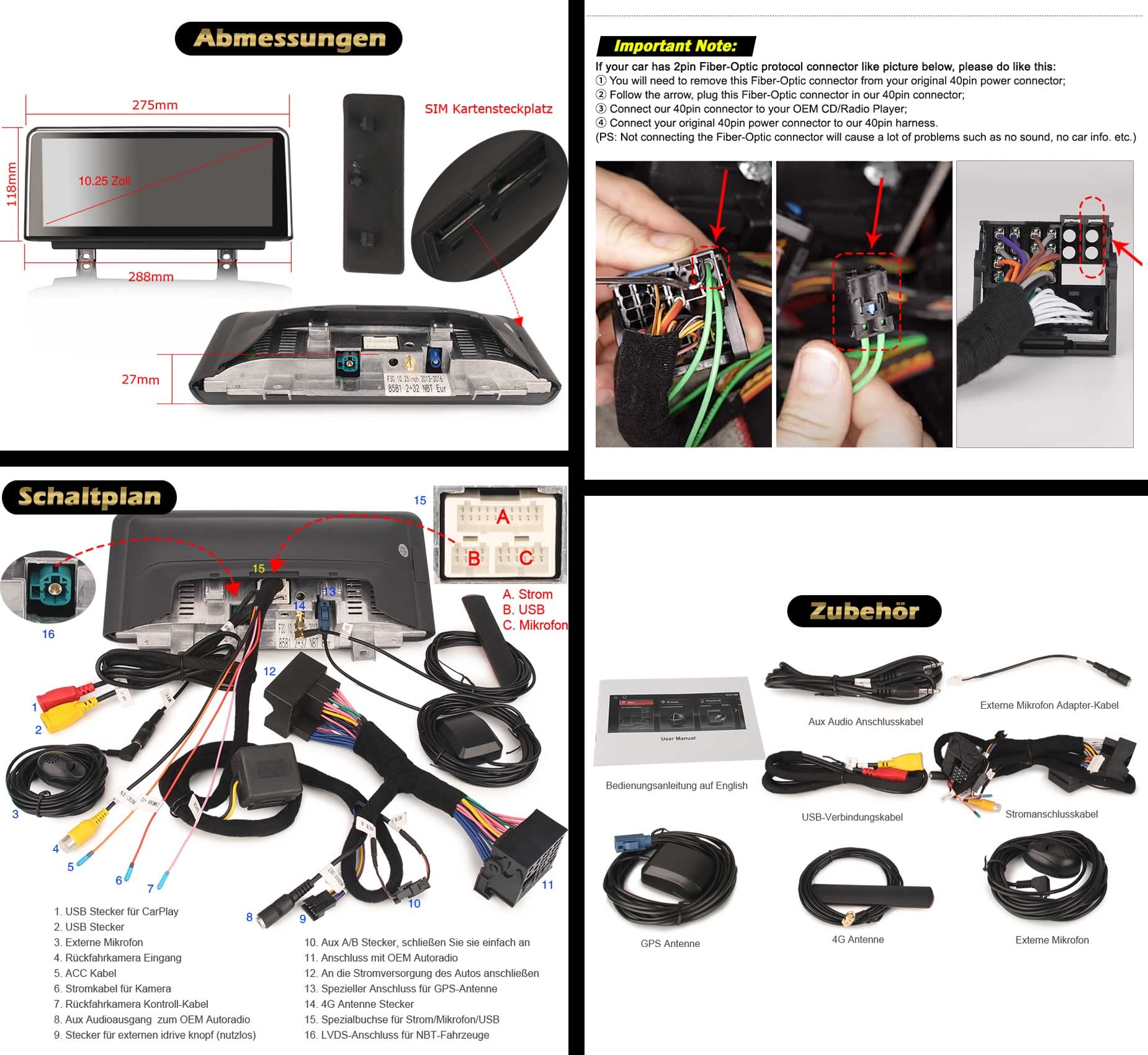 Erisin 10,25 pollici 8-Core 4GB+64GB Android 14 Autoradio Bluetooth GPS Navigatore per BMW X1 F48 2016-2017 sistema NBT Supporta CarPlay senza fili Android Auto DAB+ WiFi 4G USB TPMS DVR IPS Schermo