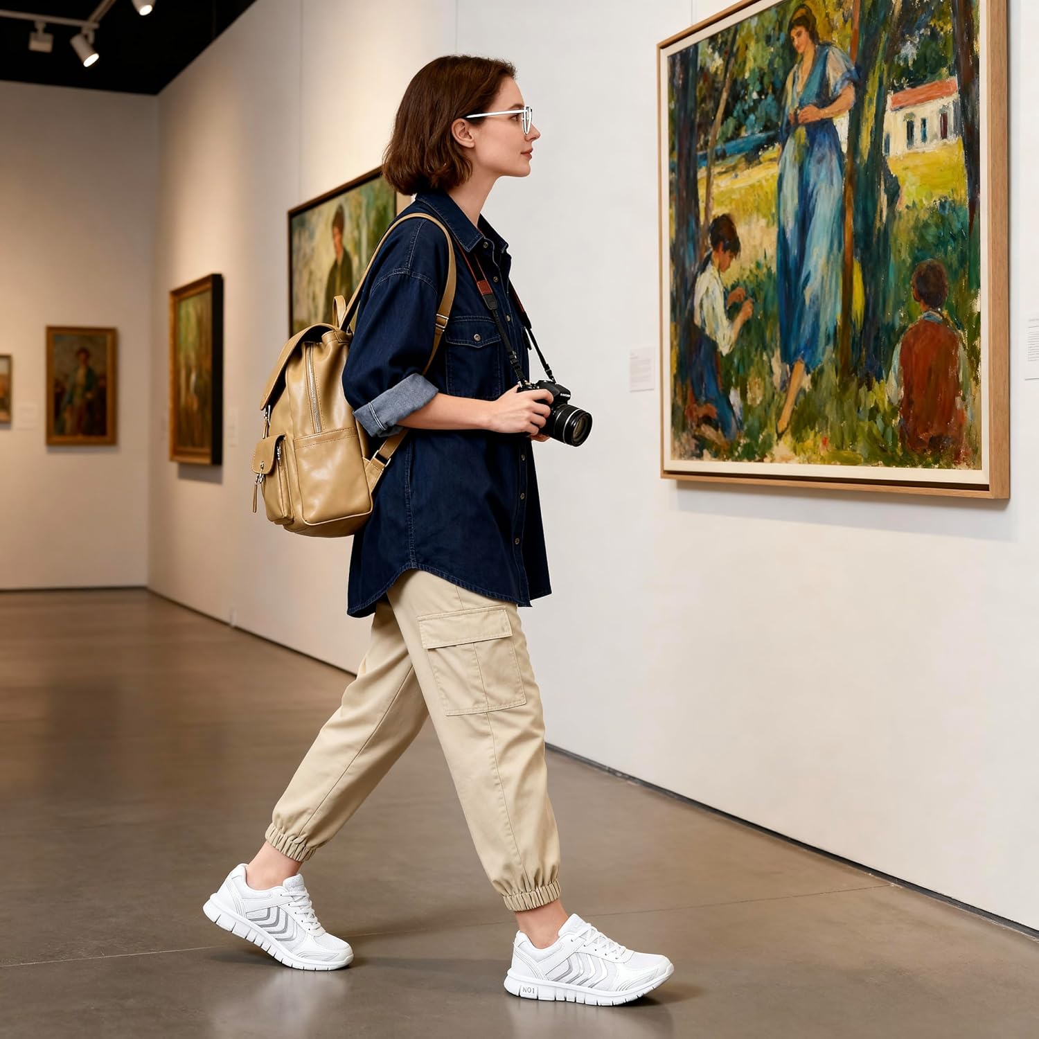 Alicegana Womens Sneakers Fashion Walking Casual Lightweight Tennis Shoes - Image 3