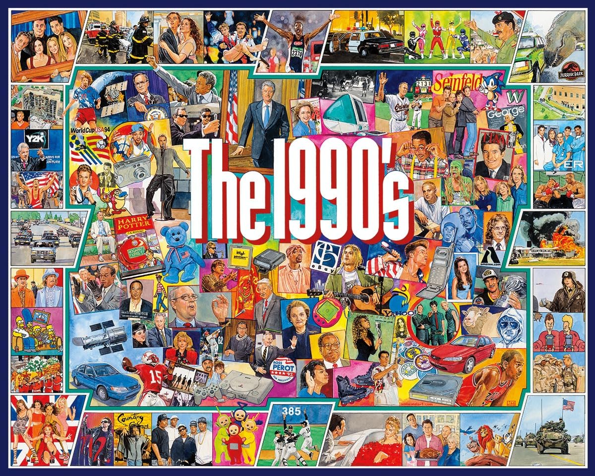 Puzzles - The 1990s - 1,000 Piece Jigsaw Puzzle