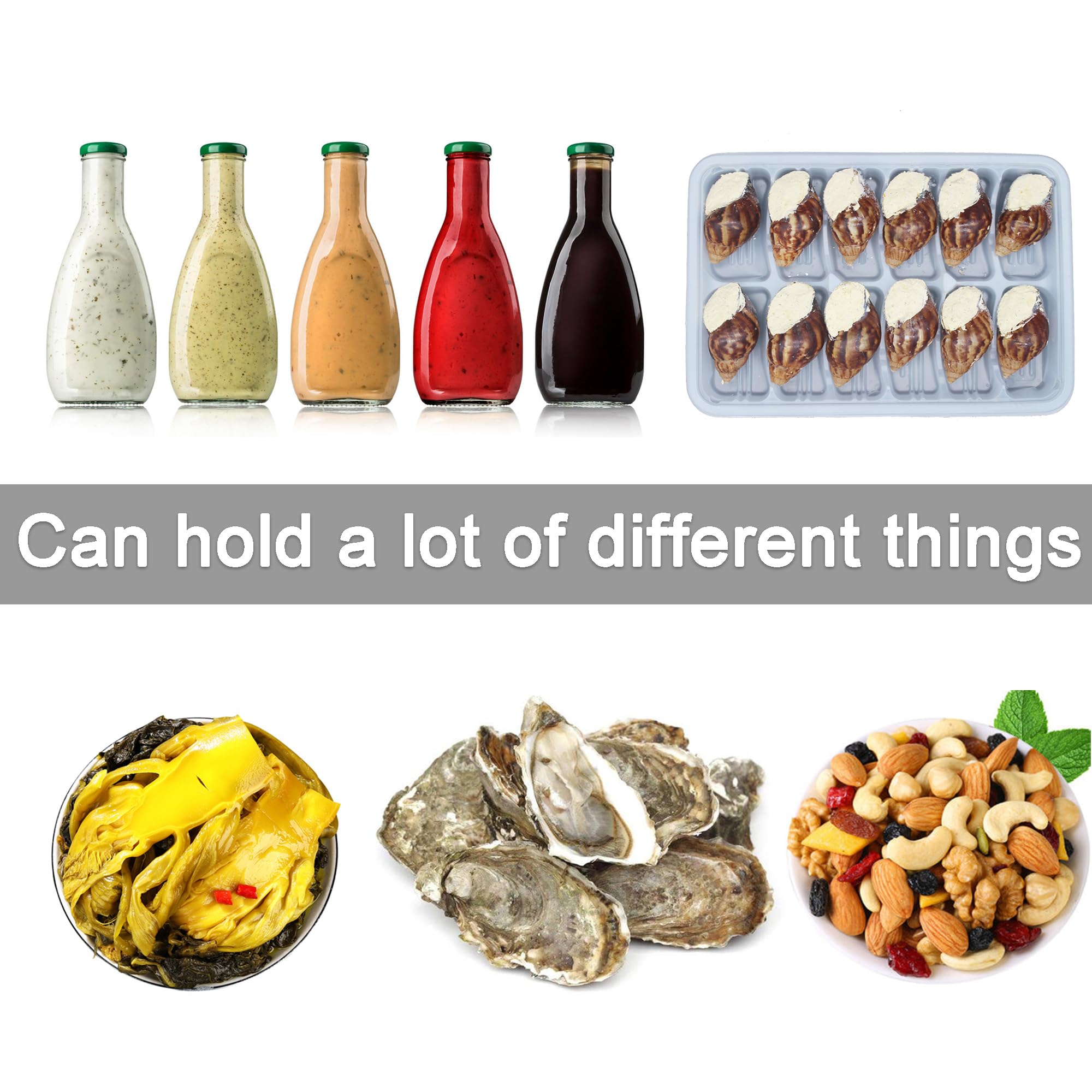 10 piatti in acciaio inox, per frutti di mare, piatti per salse, da campeggio, in metallo, per porzionare lumache, ostriche, salsa di soia, ecc. (10 cm)