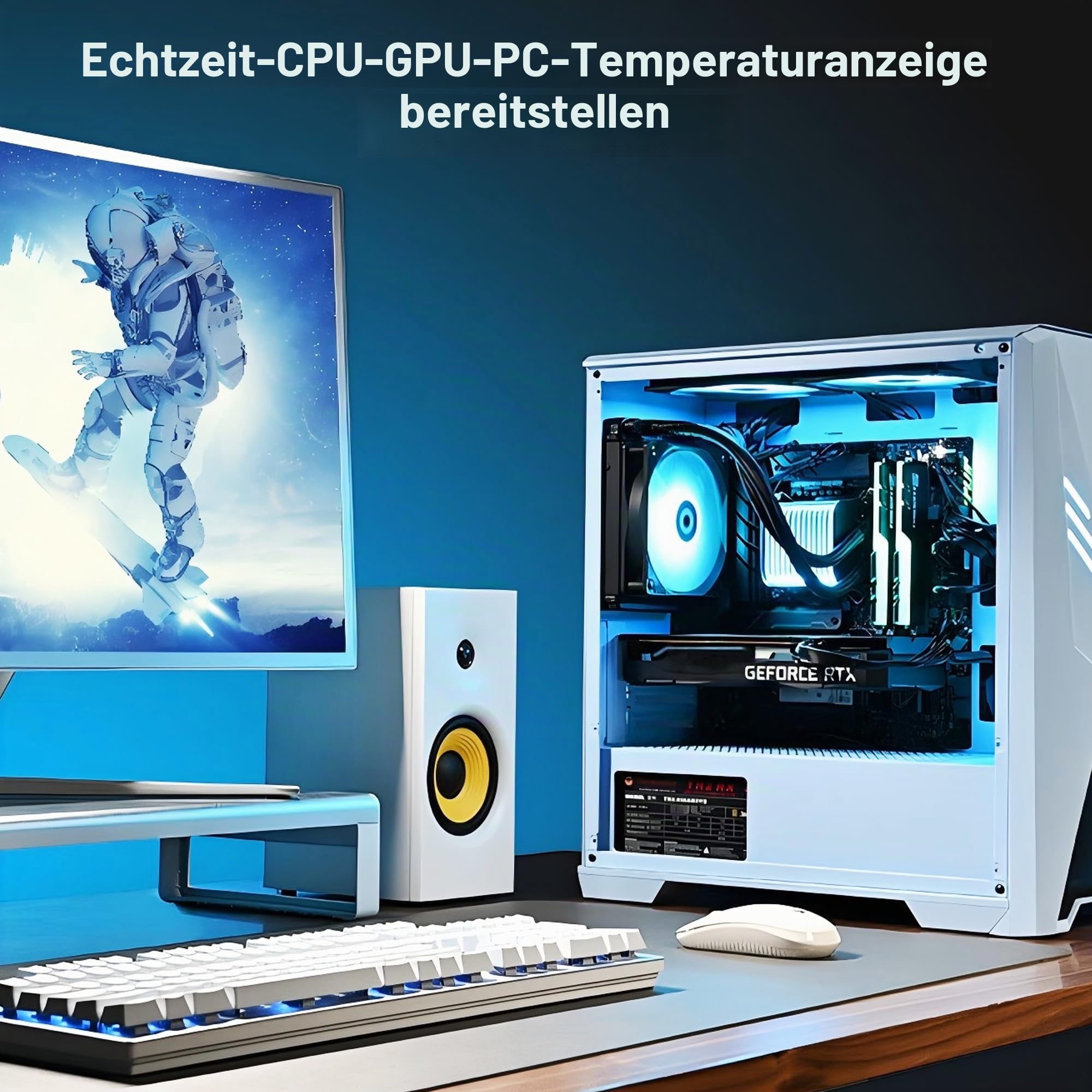 wisecoco 7 Zoll IPS Mini LCD Display 1080p 1920 x 1080 Pixel 120 Hz mit Touchscreen USB C und HDMI Anschluss ultradünn und leicht ideal für Gaming mit Switch PS5 Xbox Laptop PC und Raspberry Pi 5/4