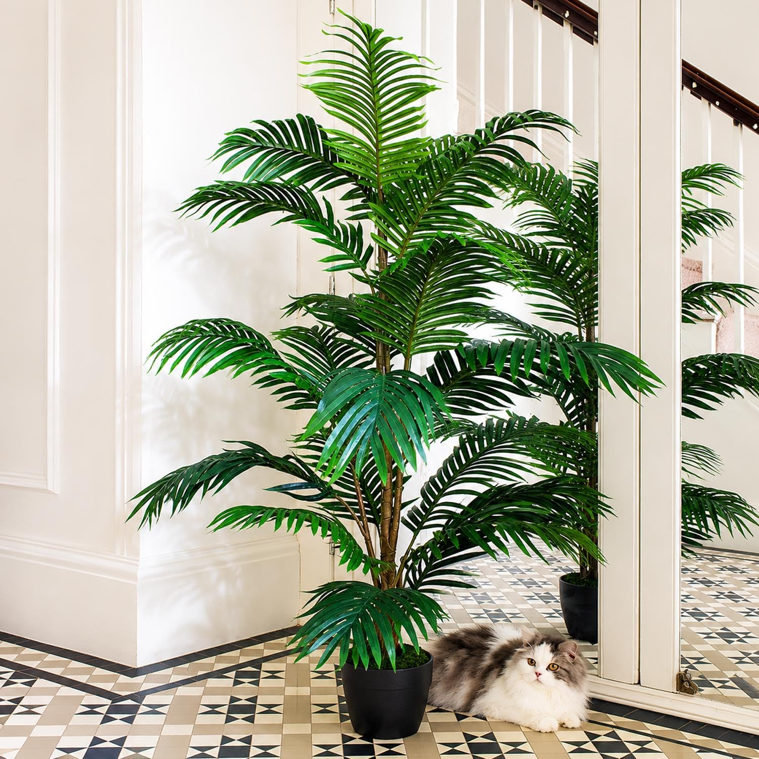 Botanik Areca Palm Artificial Tree 5ft Green