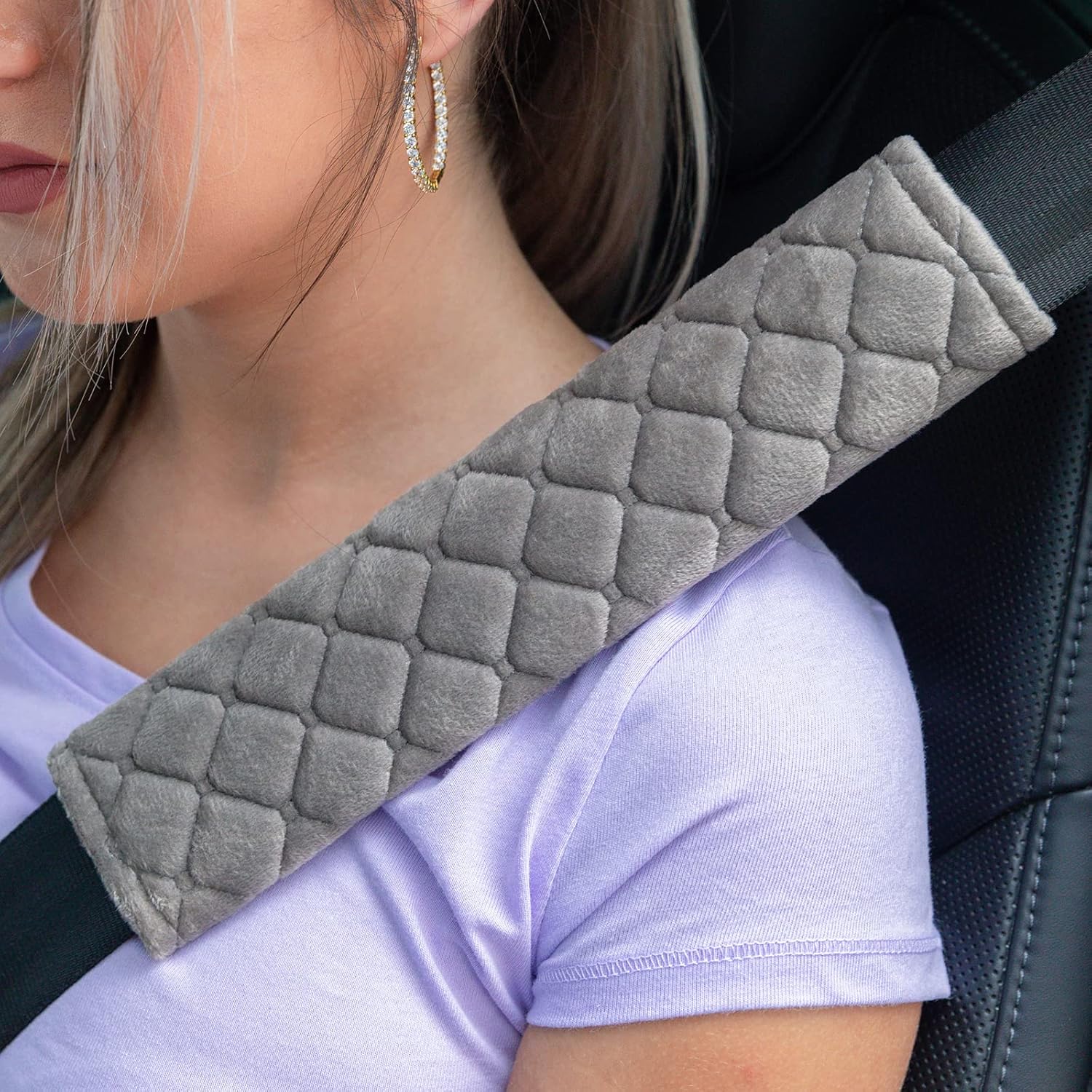 Find Blue (Regal) Seat Belt Cover Shoulder Pads In 2 Pcs In Fremont - Foto 6