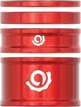 Industry Nine Headset Spacer Combo Kit 2.5mm, 5mm, 10mm, 20mm Red
