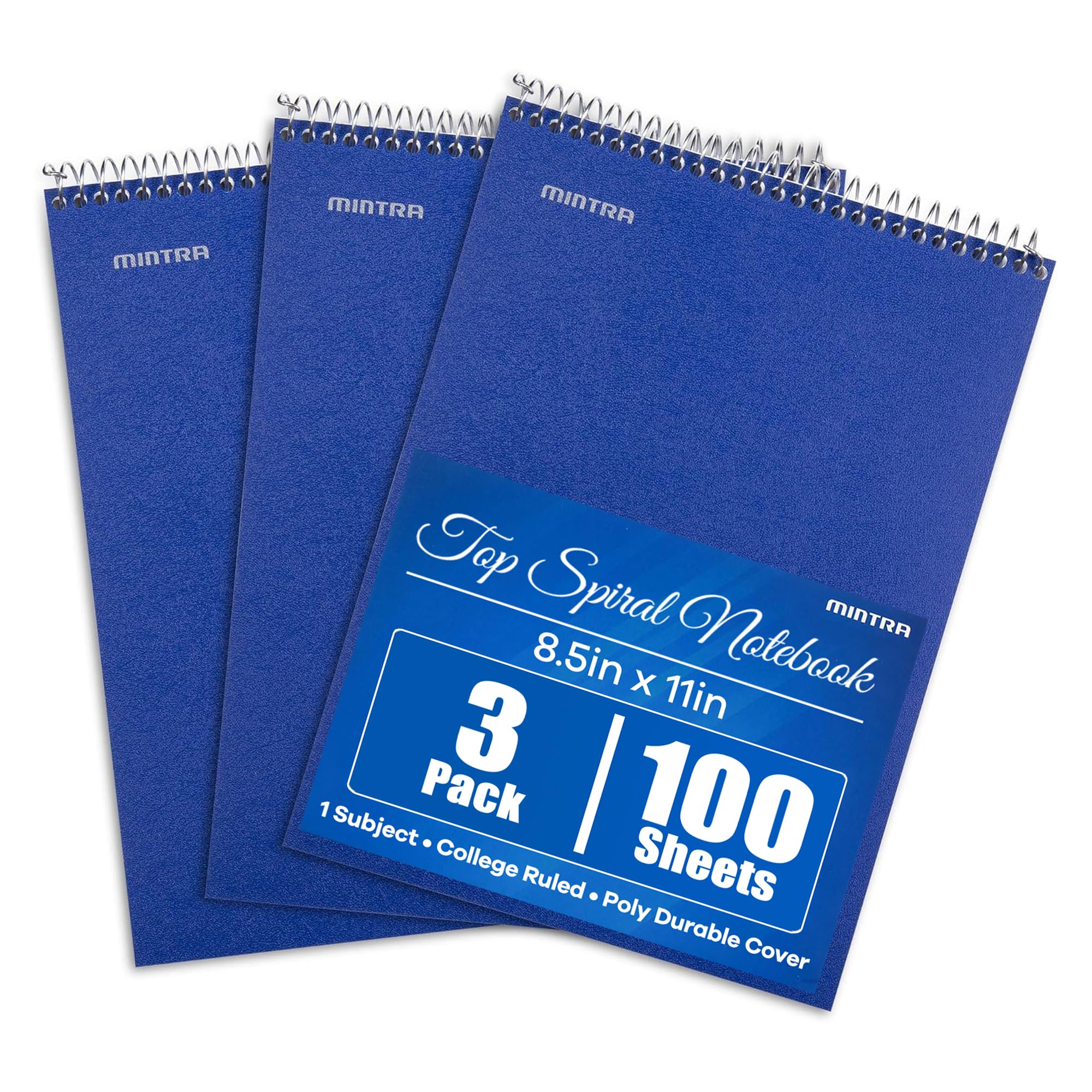 Amazon.com : Mintra Office TOP BOUND Durable Spiral Notebooks
