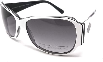 OCCHIALI DA SOLE DONNA ERMANNO SCERVINO ES 39 C4 BIANCO, NERO E GRIGIO  FARFALLA : Amazon.it: Abbigliamento