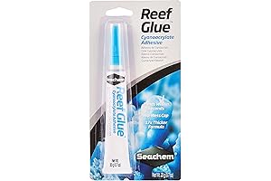 Seachem Reef Glue: Super Strong Aquarium Safe Glue for Coral Frags, 20g